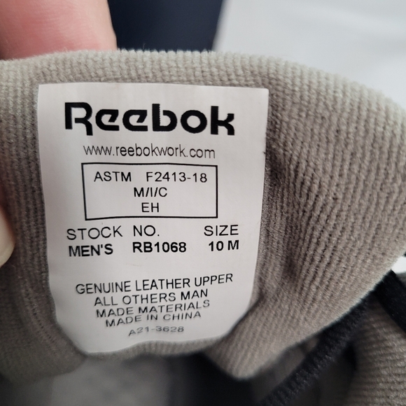 New Reebok Beamer Men's Safety Toe Waterproof Athletic Work Boot Size 10M - Picture 7 of 14